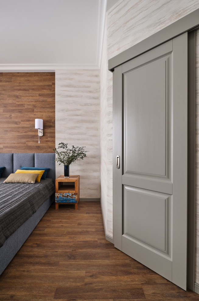 Серые Кантри в современном интерьере