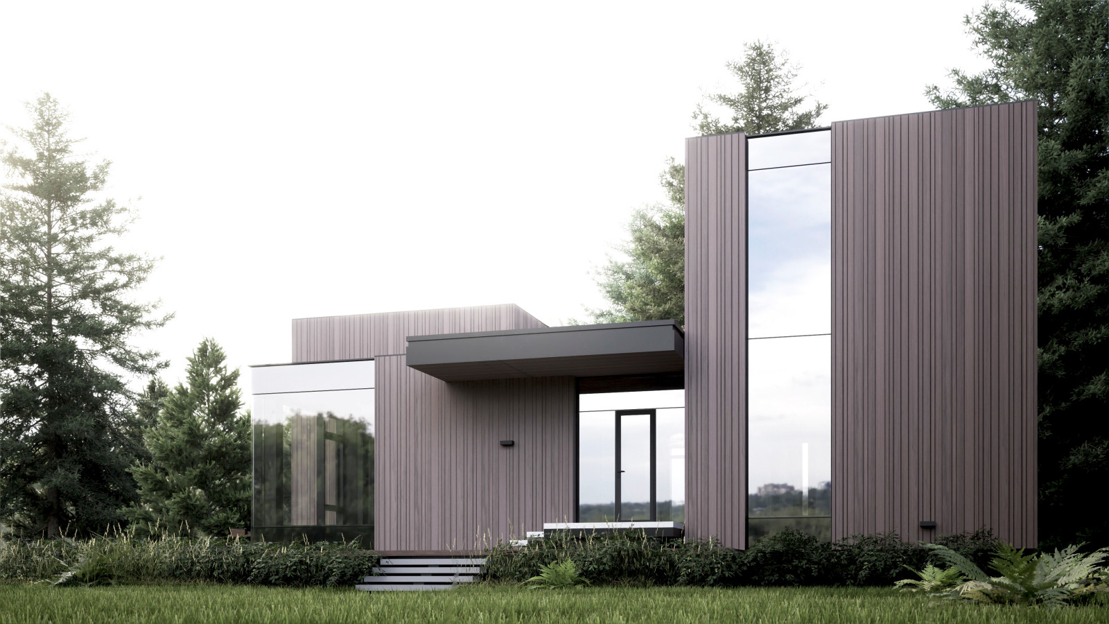 Архитектурный проект дома на берегу р. Китой