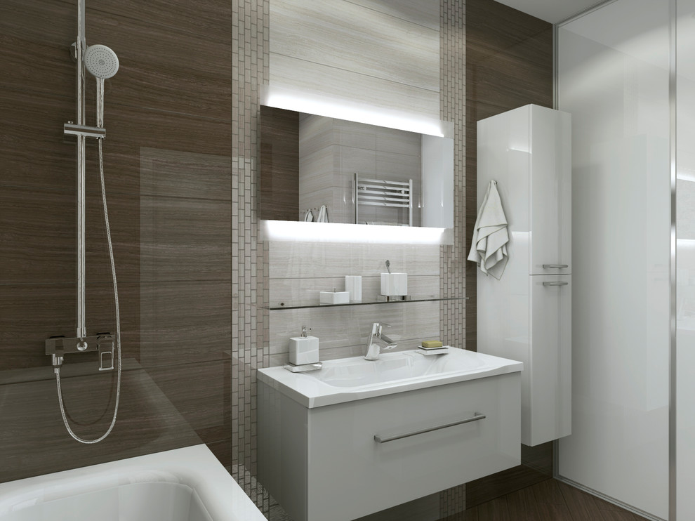 Дизайн интерьера трехкомнатной квартиры в ЖК "Граф Орлов"