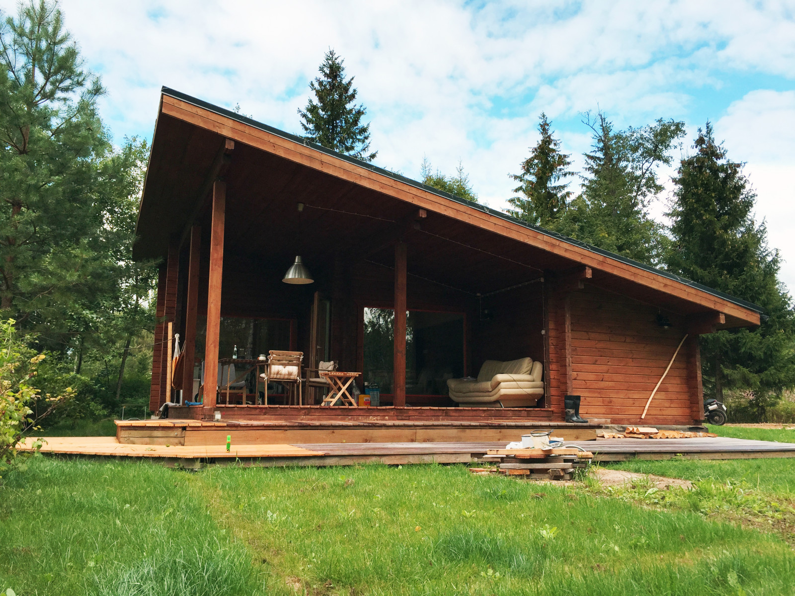 Дачный дом в современном стиле Хольбек.