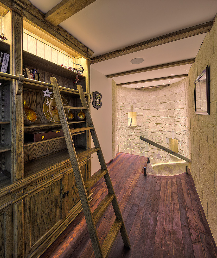 This is an example of a modern wine cellar in Sydney.