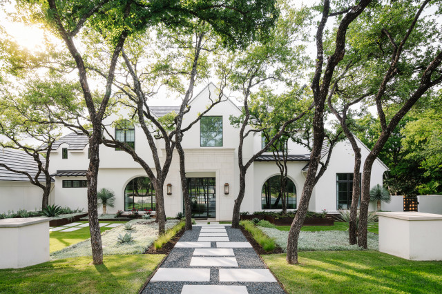 Wallis Residence nyklassisk-fasad