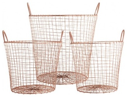 Copper Baskets Set