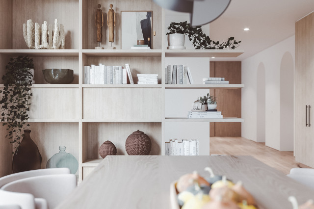 Project Wavertondini - Dining room trendy-spisestue