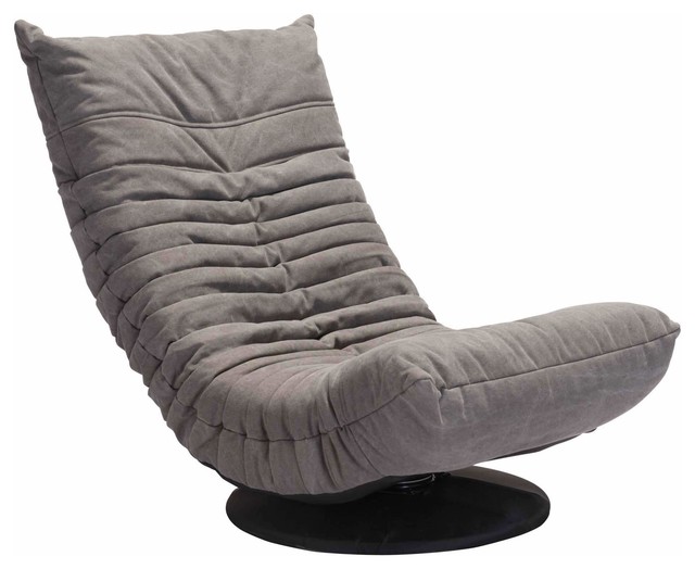 Down Low Swivel Chair Gray Down Low Swivel Chair Gray