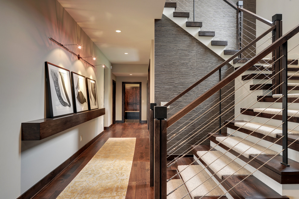 Photo of a transitional staircase in Minneapolis.