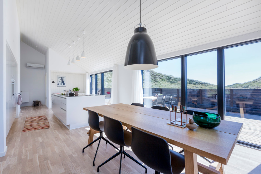 Design ideas for a scandinavian dining room in Aarhus.