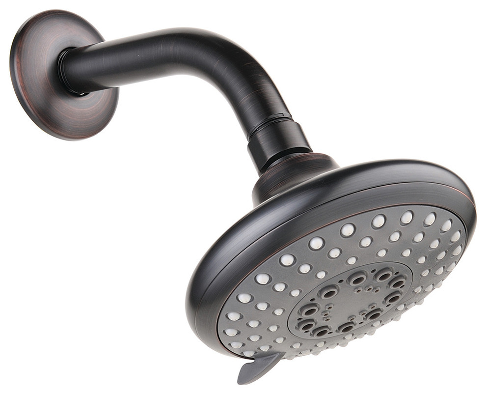 Sh2770500Dbr 5-Jet Showerhead With Arm And Flange