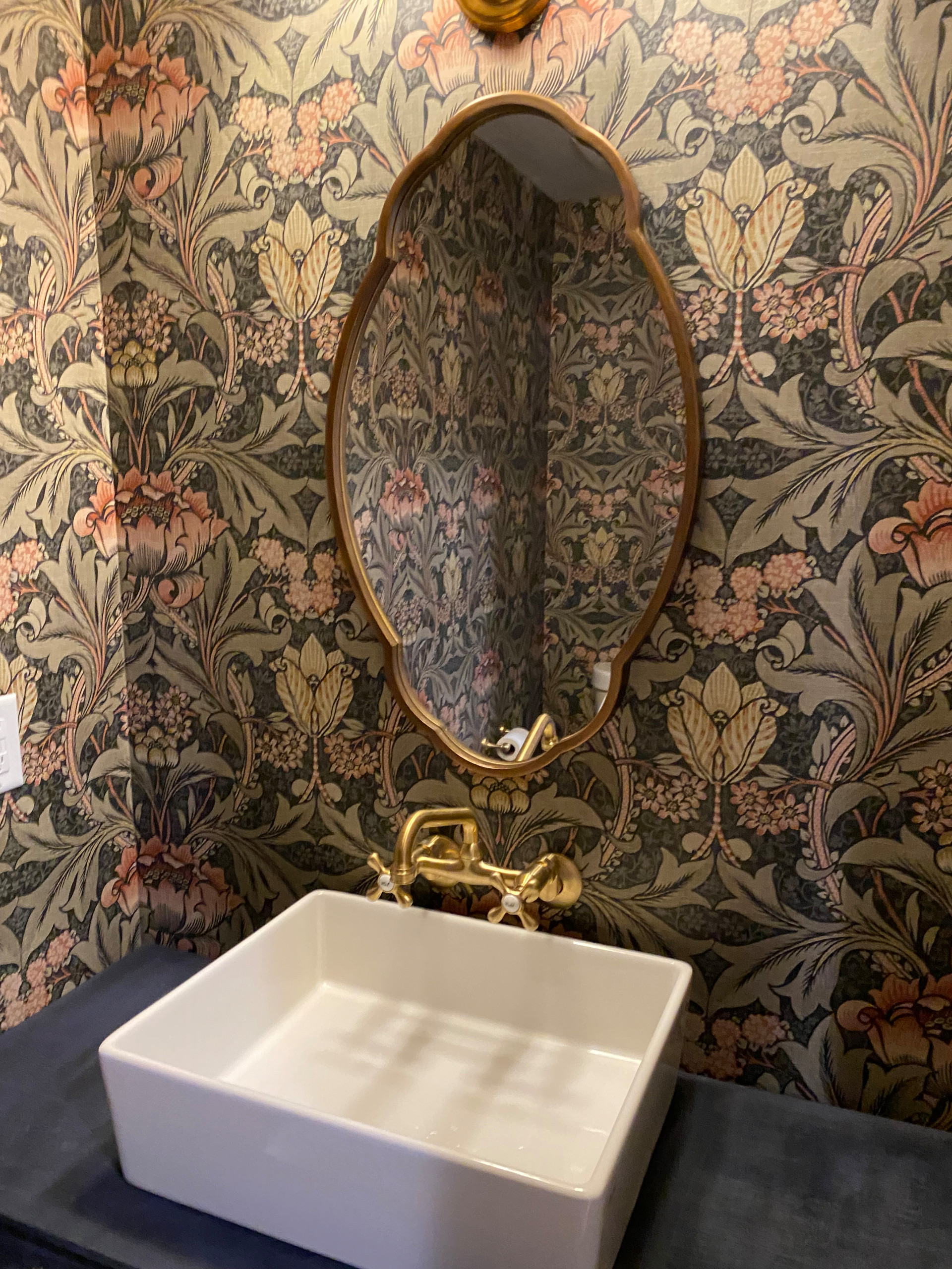 Moody Powder Bathroom