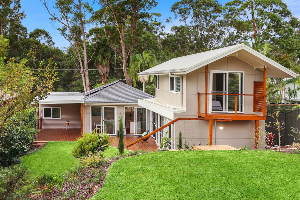 This is an example of a beach style exterior in Central Coast.