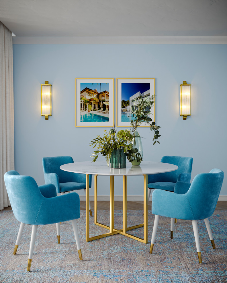 Дизайн яркой кухни