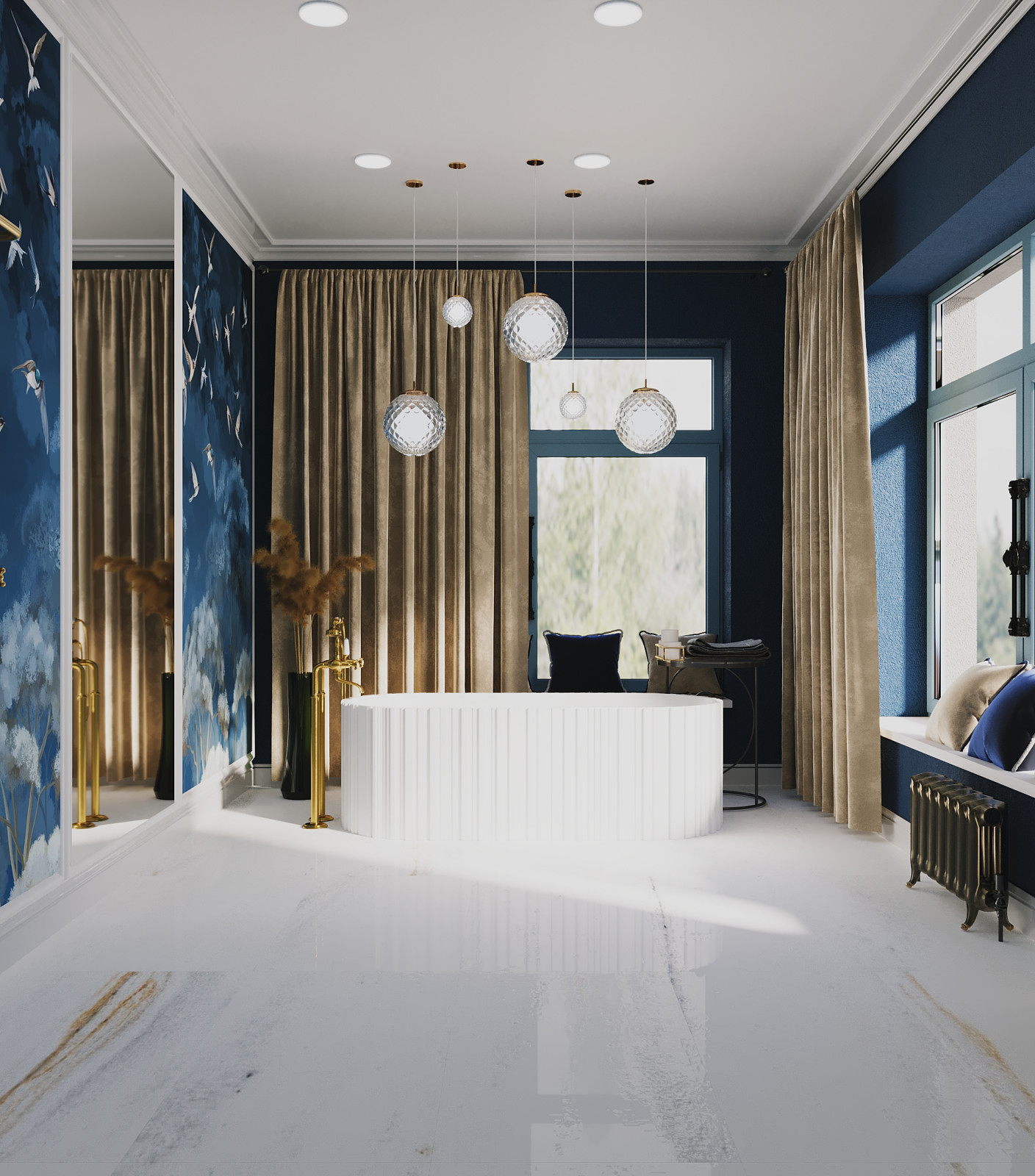 Усадьба с двумя флигелями.