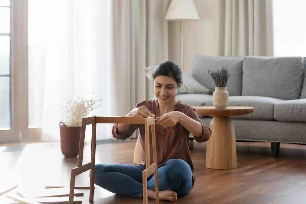 placing furniture in the best part of the house
