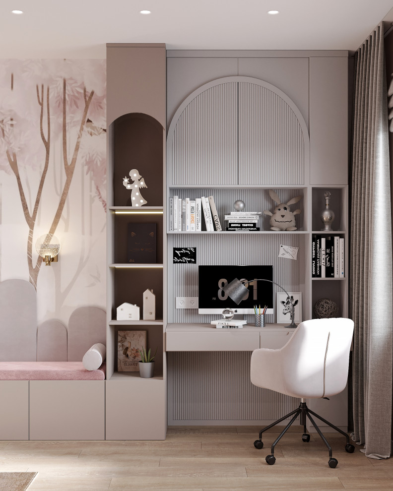 Дизайн-проект квартиры с детской и кабинетом