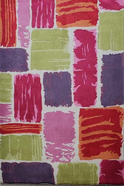 New Wave Multi Contemporary Patchwork 8'x11' Momeni Rug