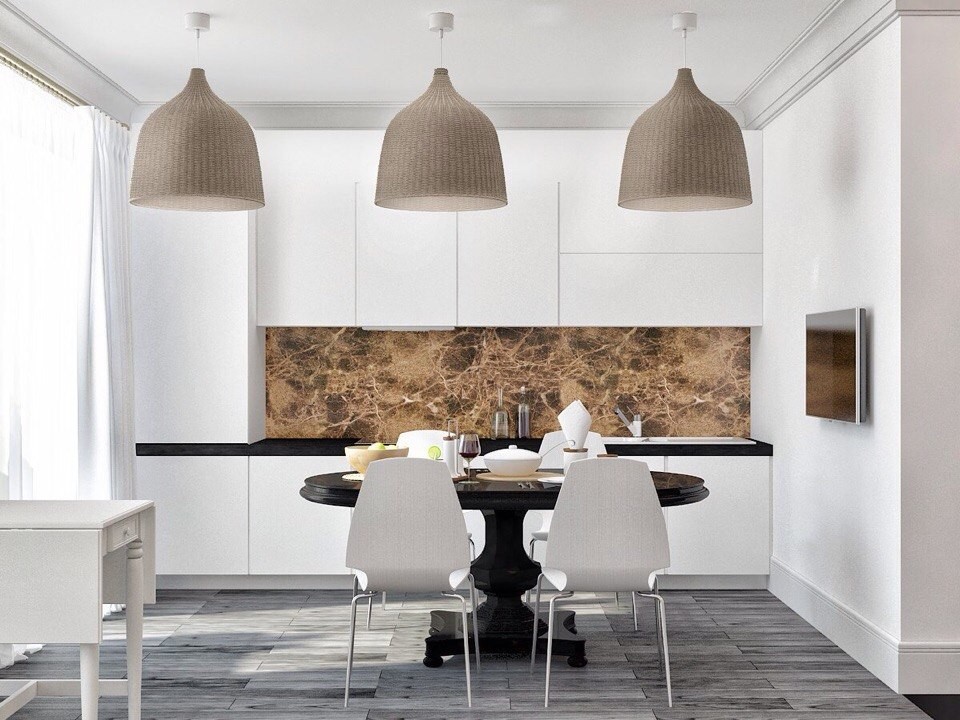 Дизайн-перепланировка стандартной однокомнатной квартиры