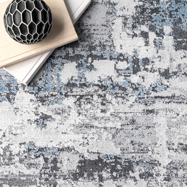 nuLOOM Dali Machine Washable Modern Abstract Area Rug, 9'x12 ...