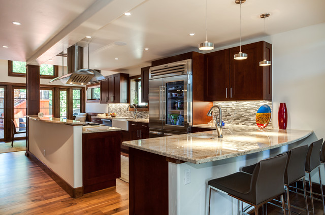 Cherry Creek Kitchen Renovation Cherry Cabinets Transitional