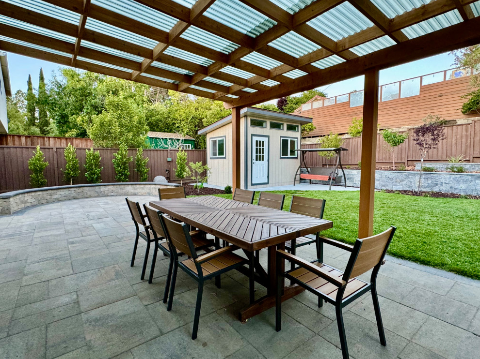 Los Gatos Family Home  Backyard