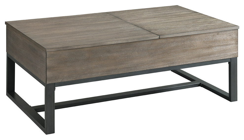 Lift Top Cocktail Table Industrial, Montrose Coffee Table With Lift Top