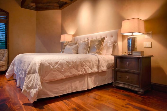 Example of a tuscan bedroom design in Phoenix