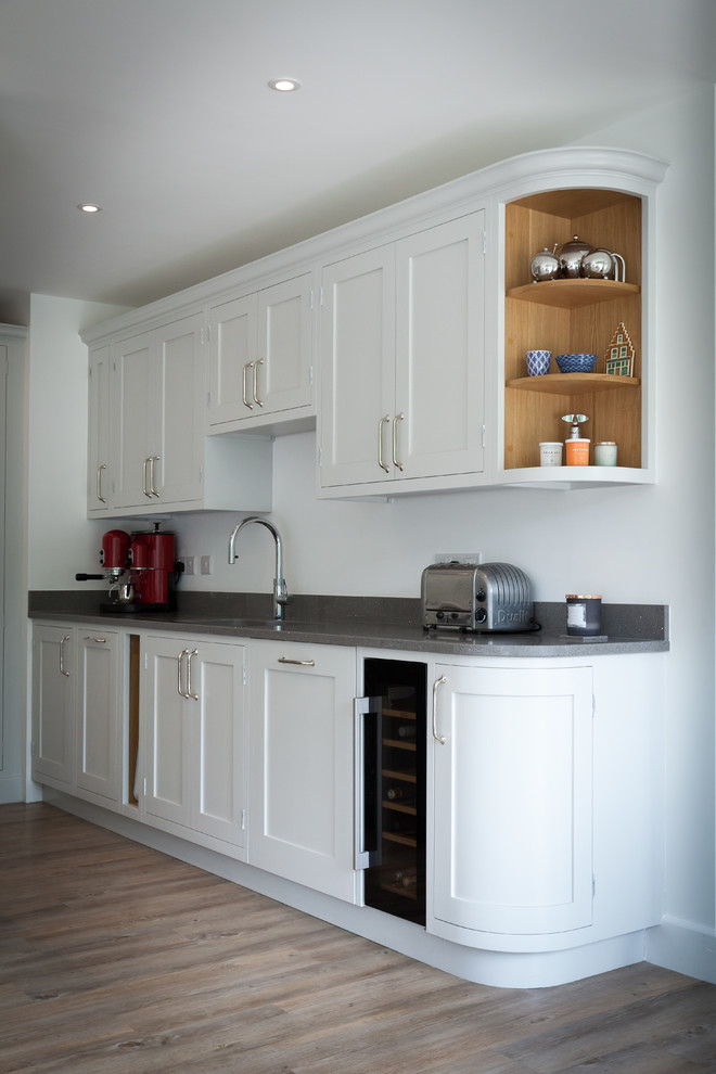 Contemporary Grey Kitchen - Craftsman - Kitchen - Surrey ...