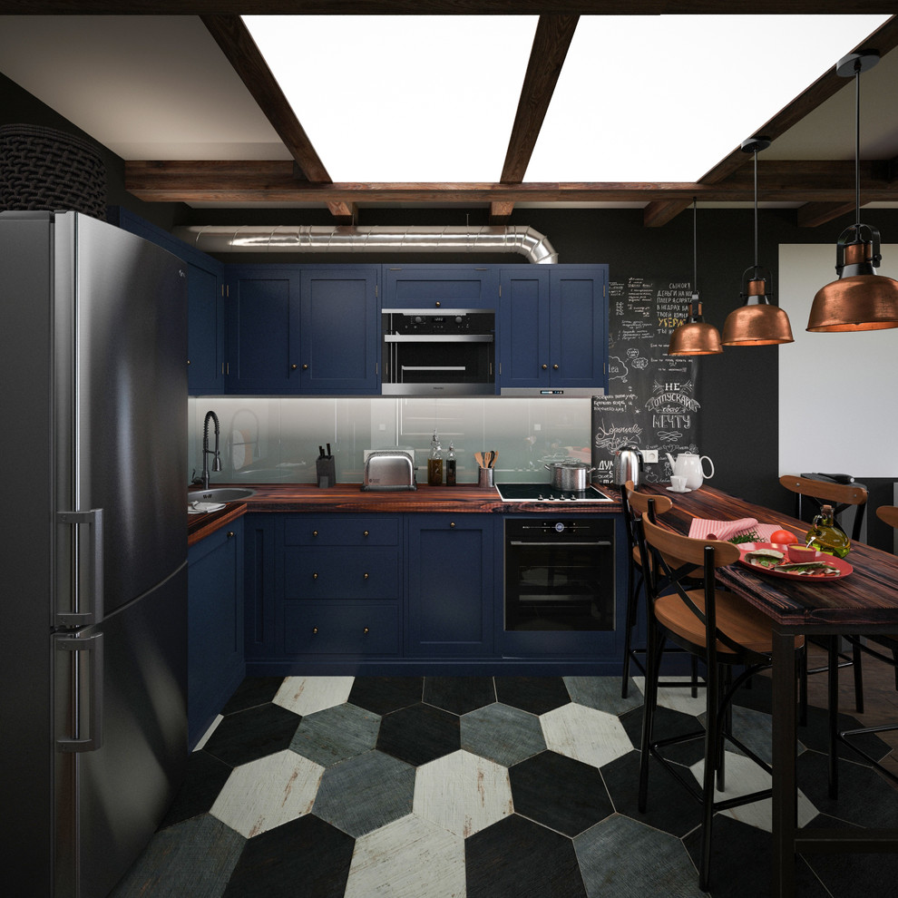 Проект двухэтажной квартиры в индустриальном стиле в ЖК АРТ, Москва.