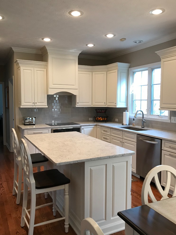 Mont Destiny Quartz Kitchen Kitchen Indianapolis by Olympia Stone