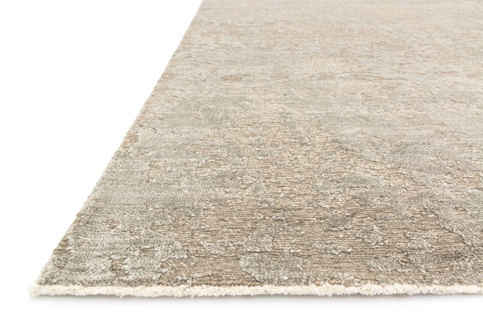 Beige Taupe Hand-knotted Cyrus Area Rug by Loloi, 2'0"x3'0"