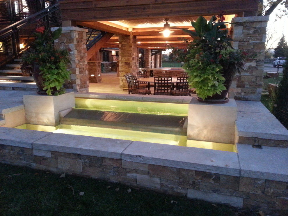 Home design - rustic home design idea in Denver