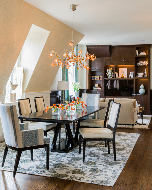 Back Bay contemporary-dining-room