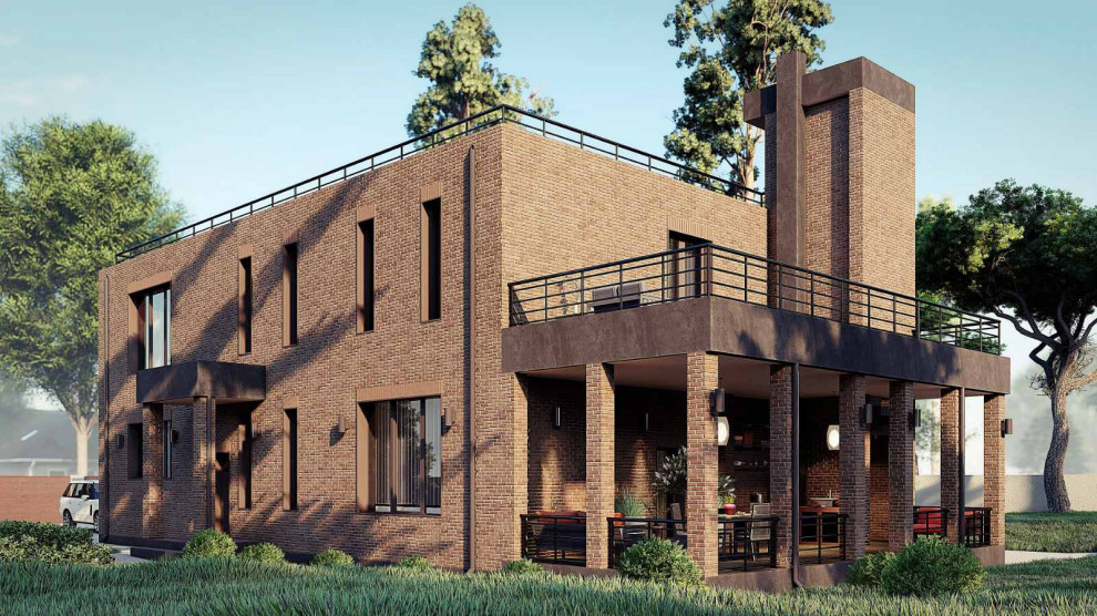 Двухэтажный дом