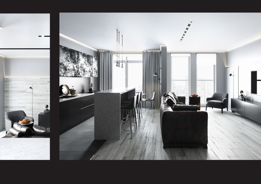 Дизайн проект квартиры для холостяка