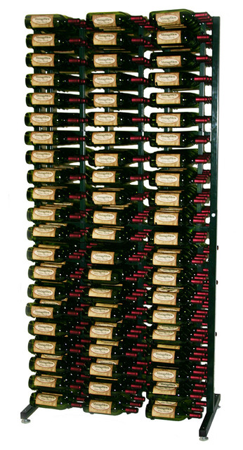 Vintageview 378 Bottle Freestanding Wine Rack Racks By Vintageview 378 Bottle Freestanding Wine Rack Satin Black