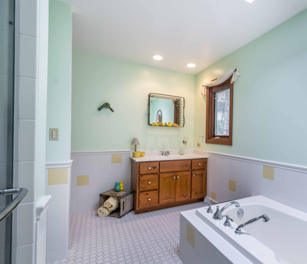 Shabby-Chic Country Kitchen & Sunroom