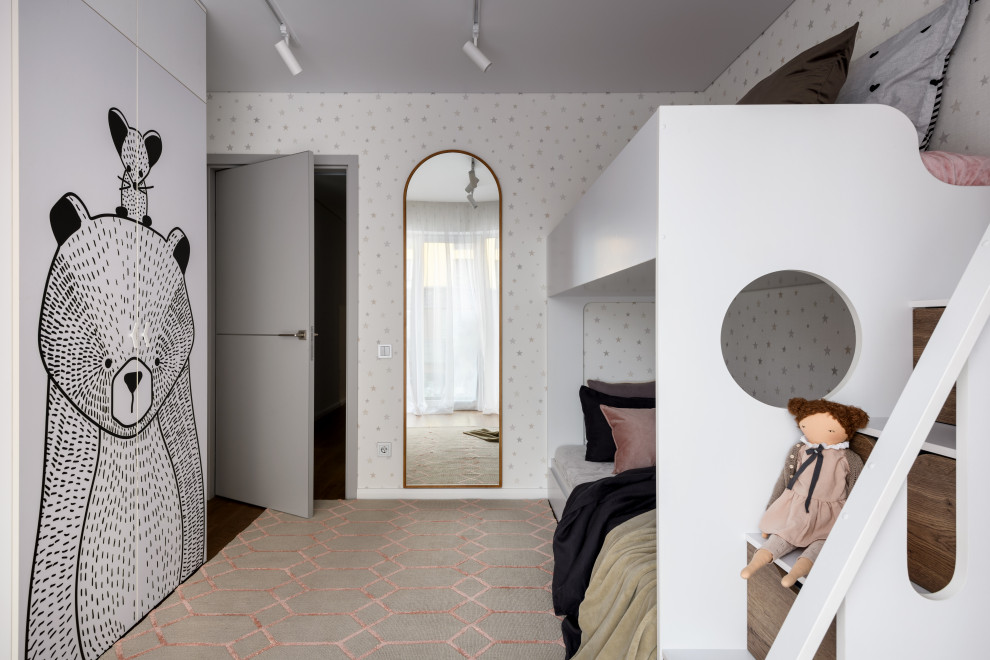 Светлая квартира для семьи с двумя детьми