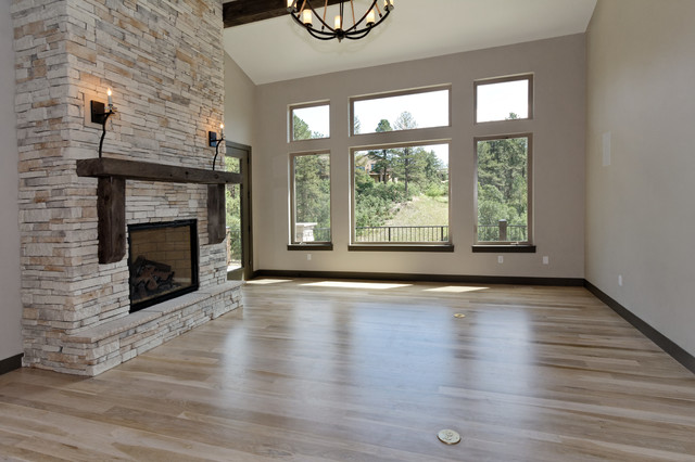 Saddleback Residence rustic-living-room