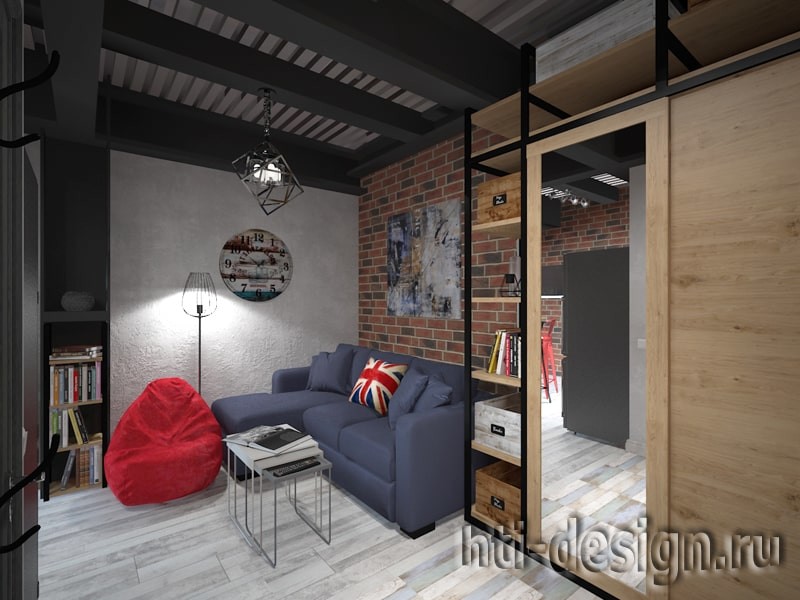 Студия в стиле лофт