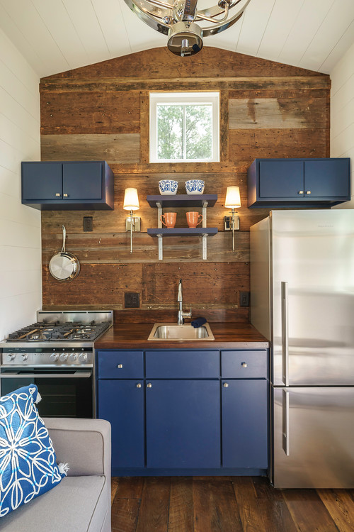 Indigo Tiny Home Transitional Kitchen Atlanta By