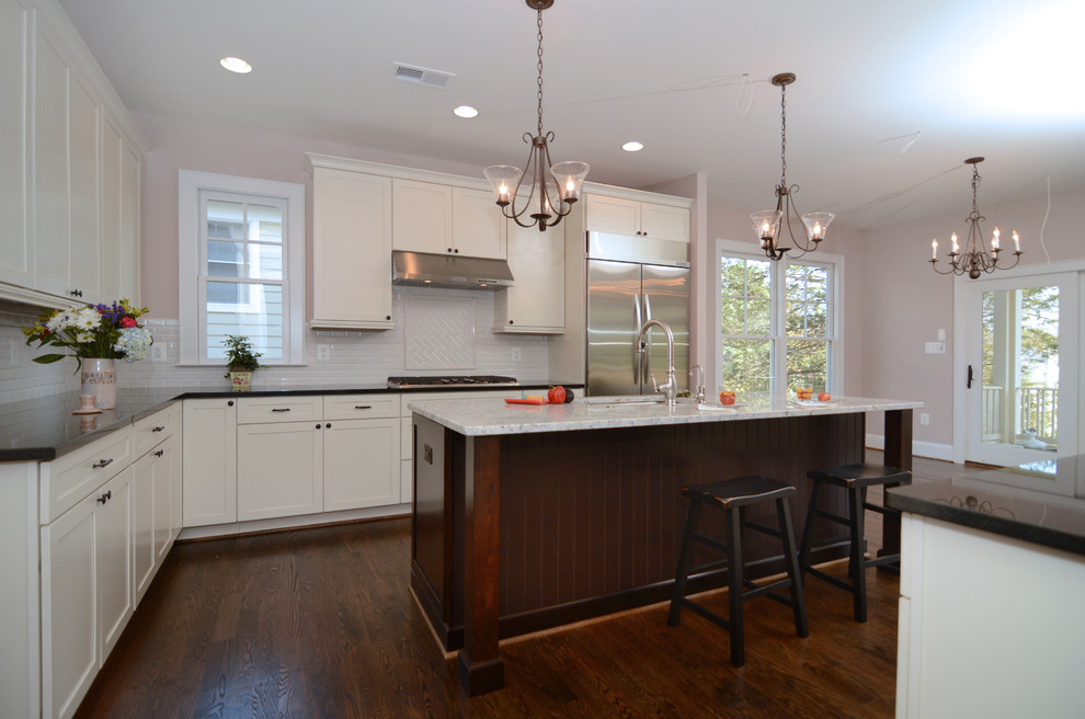 This is an example of a modern kitchen in DC Metro.