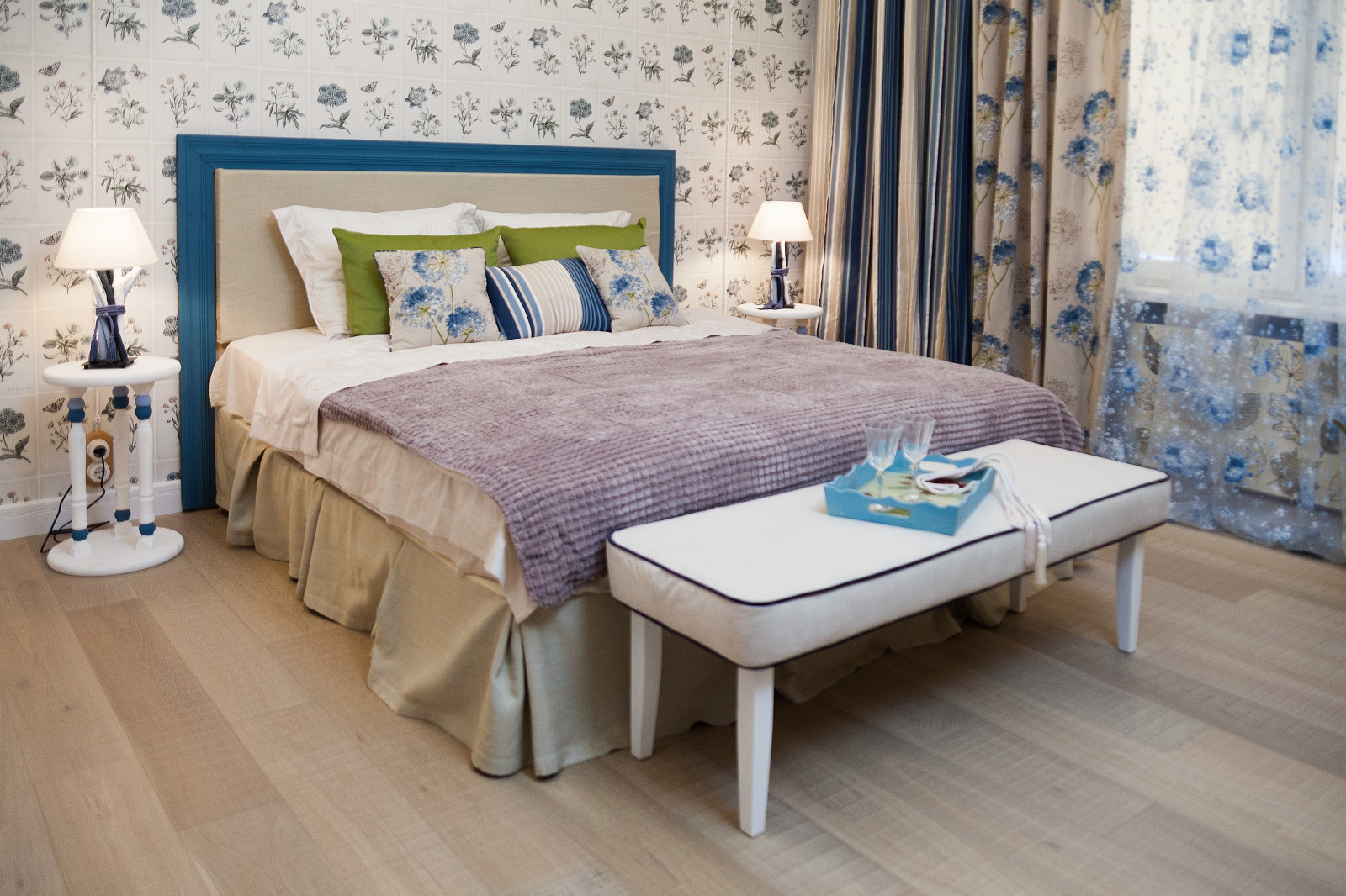 Спальня в мансардном этаже