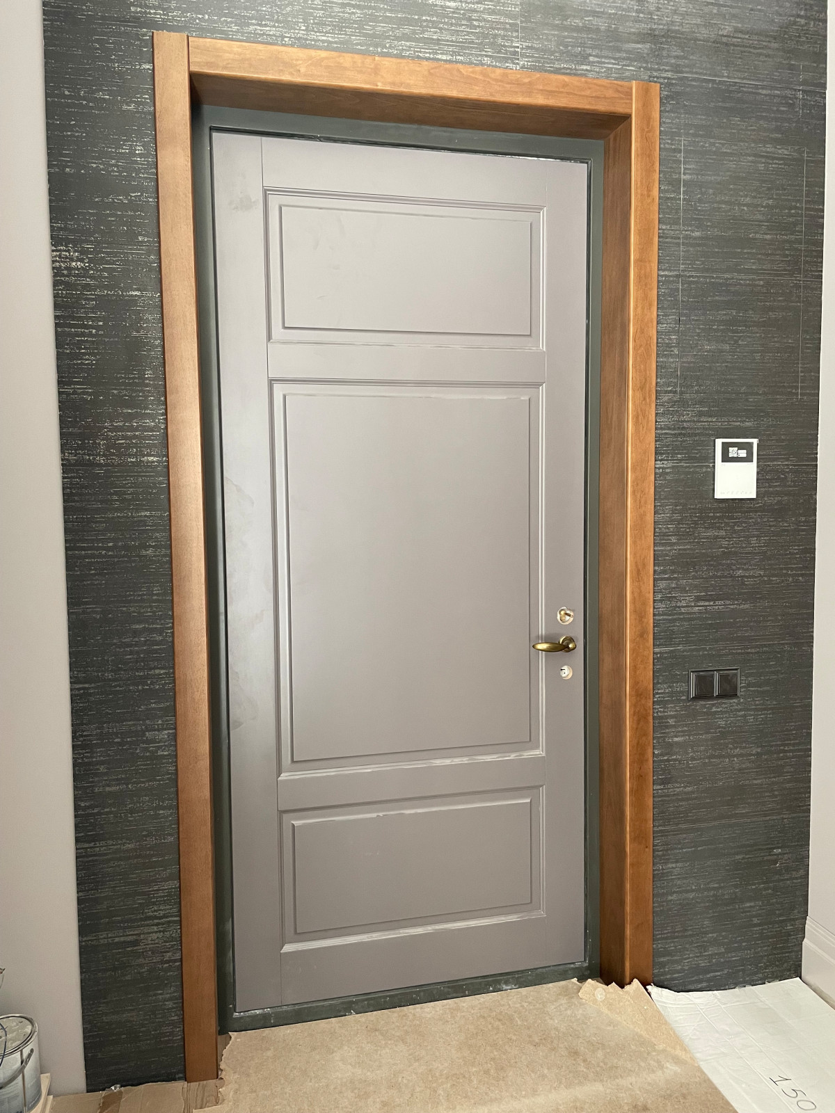 Монтаж наличников из бука