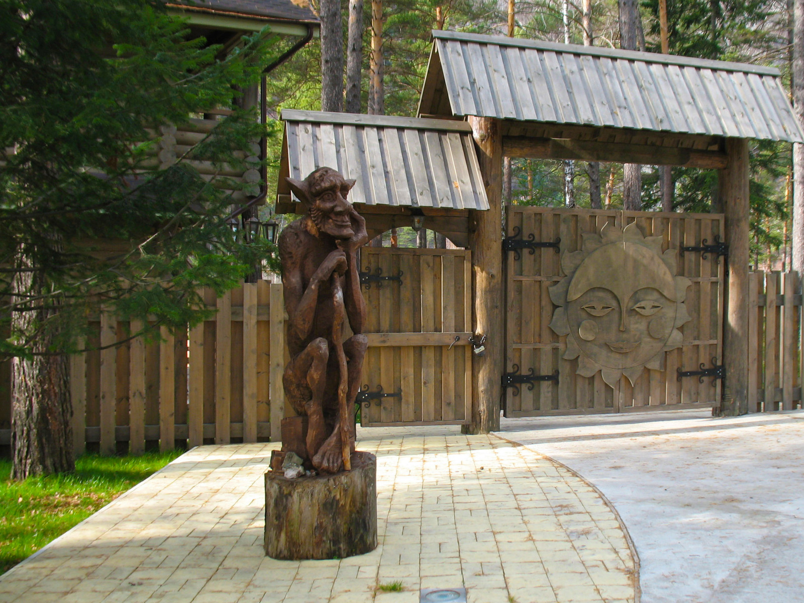 " ШИШОК " Входная зона на детскую площадку