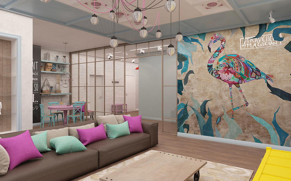 Розовый фламинго