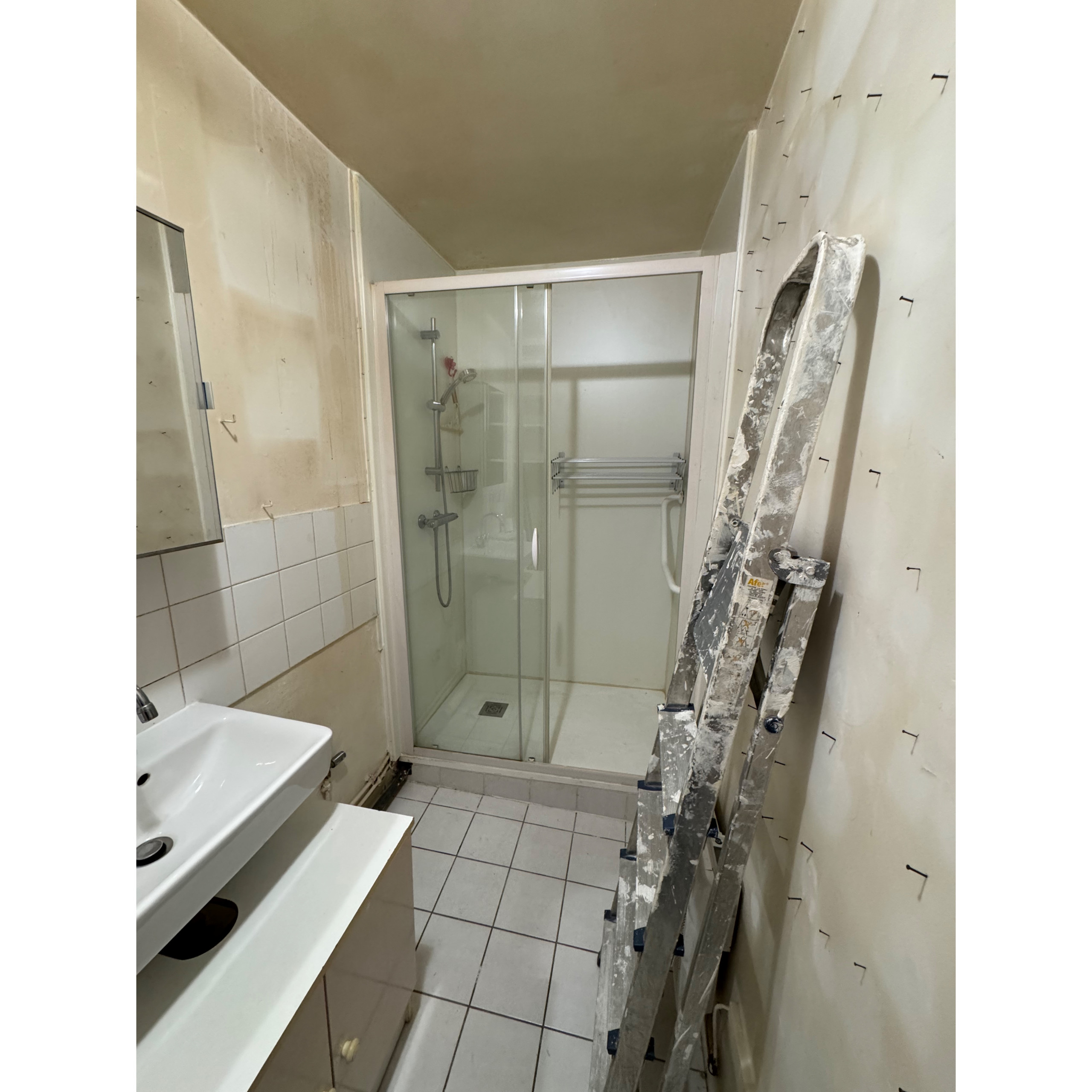 Projet Père Lachaise, rénovation d'un appartement de 34m2