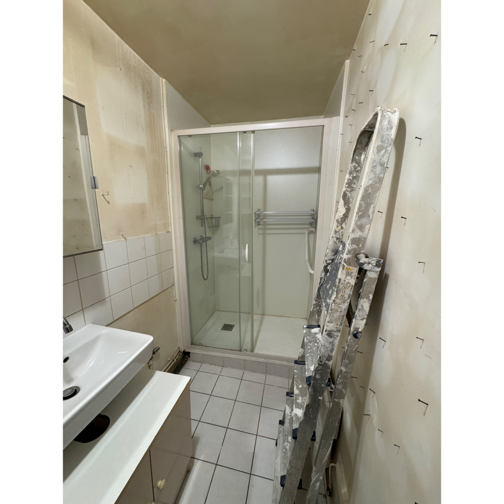 Projet Père Lachaise, rénovation d'un appartement de 34m2