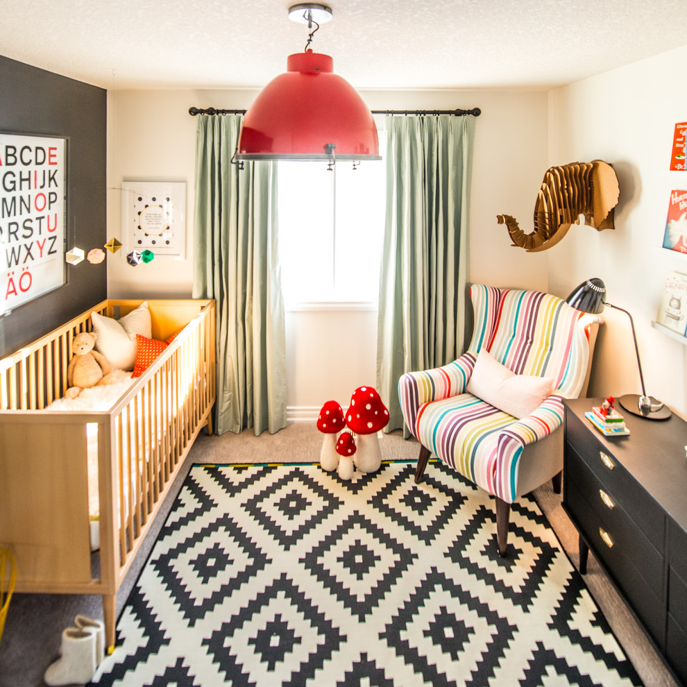 Eclectic home design photo in Calgary