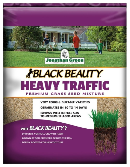 Jonathan Green 11000 Black Beauty Heavy Traffic Grass Seed, 7 Lbs Bulbs And Seeds by Life