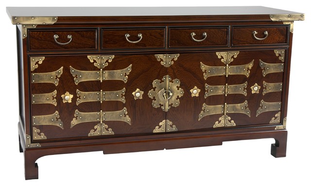 Korean Antique Style Coffee Table Low Chest Korean Antique Style Coffee Table Low Chest