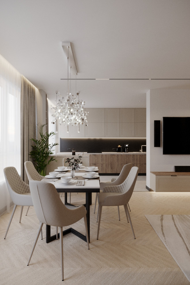 Проект квартиры в современном стиле г. Челябинск, жк EVOpark